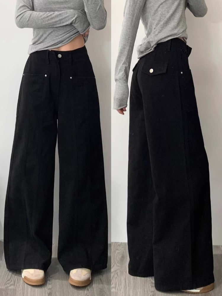 カーブシルエットデニム ブラック 商品画像2
