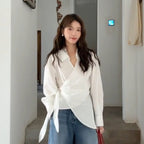 ウエストリボンカシュクールシャツ 商品画像3