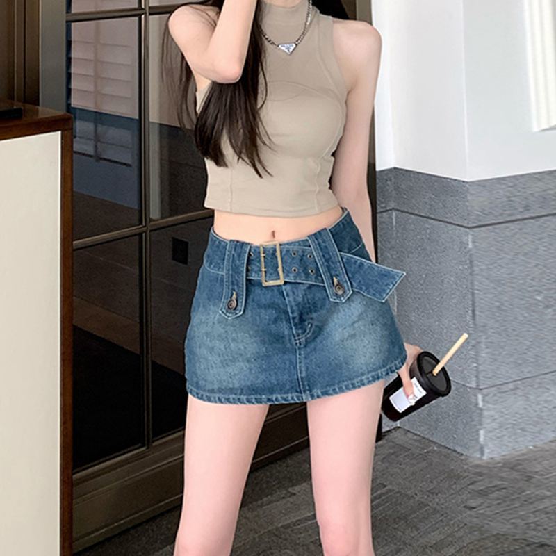 バックルポイントデニムミニ LINEAメイン画像